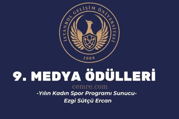Ezgi Sütçü Ercan ‘Yılın Kadın Spor Programı Sunucusu’ ödülünü aldı!
