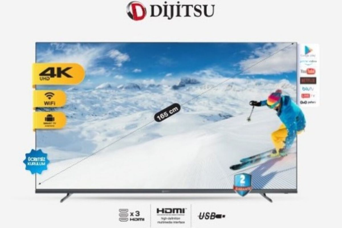 BİM Dijitsu 65 inç Smart Led TV Ürün İncelemesi