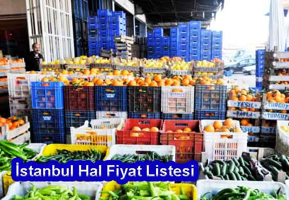 İstanbul Hal Fiyat Listesi 