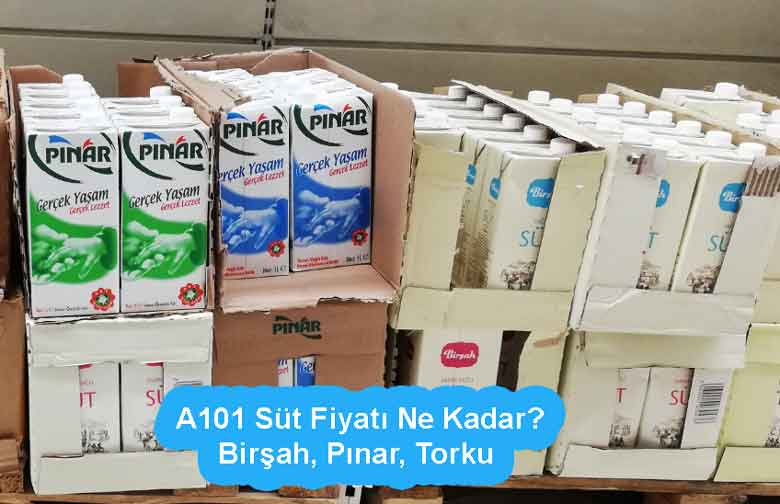 A101 Süt Fiyatı 2022 Birşah, Pınar, Torku