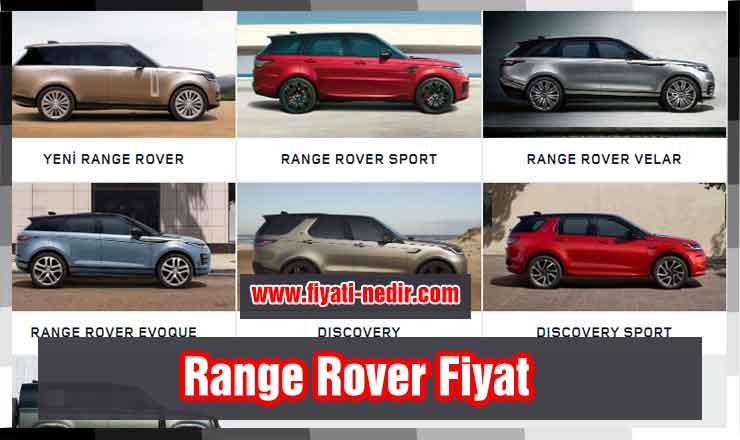 Range Rover Fiyat 2022