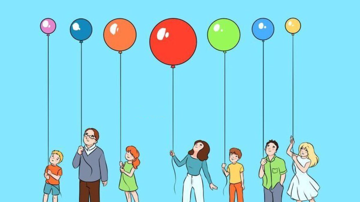 Resimdeki Balonlardan Hangisi Daha Yukarıda? IQ’SU 160’ın Üzerinde Olanlar Doğru Cevabı Hemen Bulabiliyor!