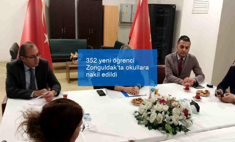 352 yeni öğrenci Zonguldak’ta okullara nakil edildi