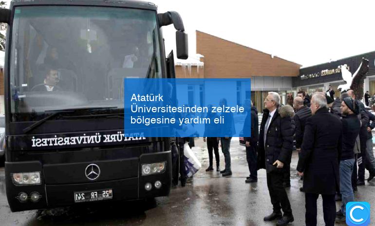 Atatürk Üniversitesinden zelzele bölgesine yardım eli