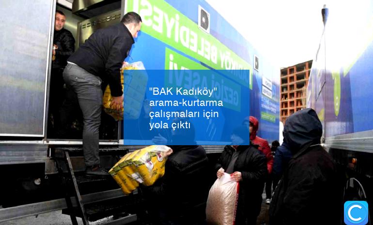 “BAK Kadıköy” arama-kurtarma çalışmaları için yola çıktı