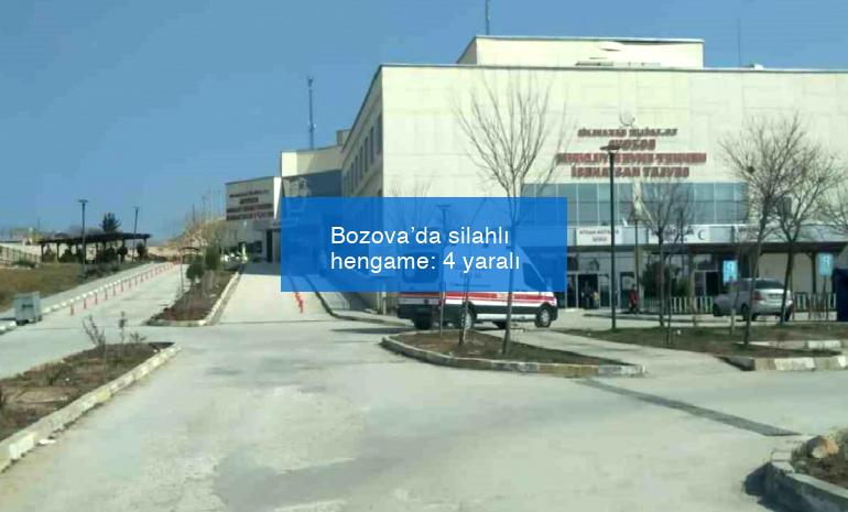 Bozova’da silahlı hengame: 4 yaralı
