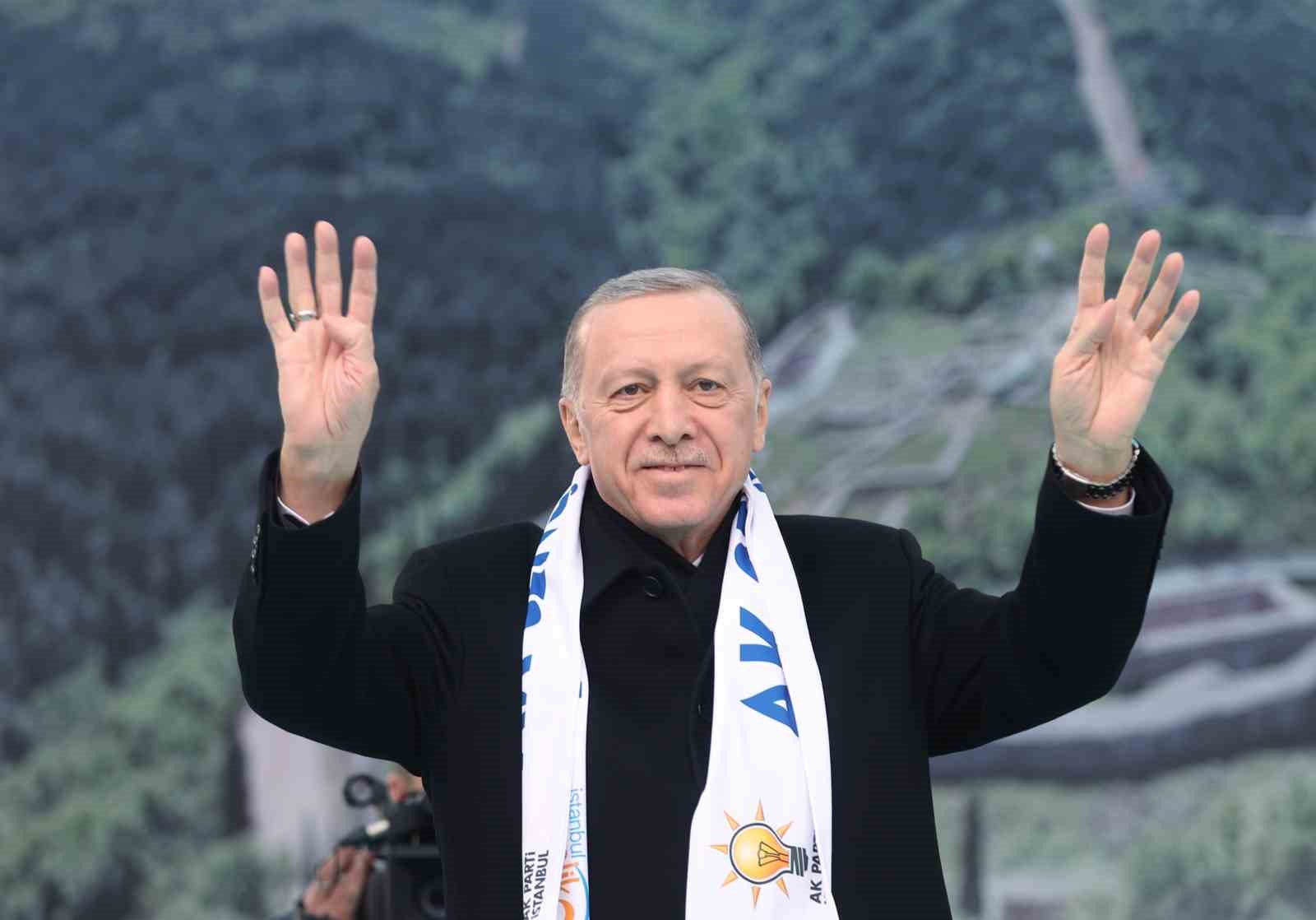 Cumhurbaşkanı Erdoğan: “Ülkemizin 14 Mayıs’ta gideceği seçimlerde küresel güçleri arkasına alarak tek parti faşizmini hortlatmak isteyen zihniyete karşı yeni bir meydan okumaya hazırlanıyoruz”
