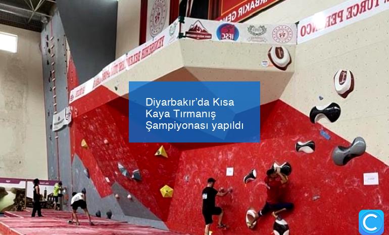 Diyarbakır’da Kısa Kaya Tırmanış Şampiyonası yapıldı