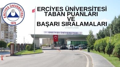 Erciyes Üniversitesi Taban Puanları