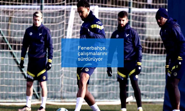 Fenerbahçe, çalışmalarını sürdürüyor