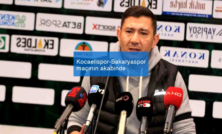 Kocaelispor-Sakaryaspor maçının akabinde