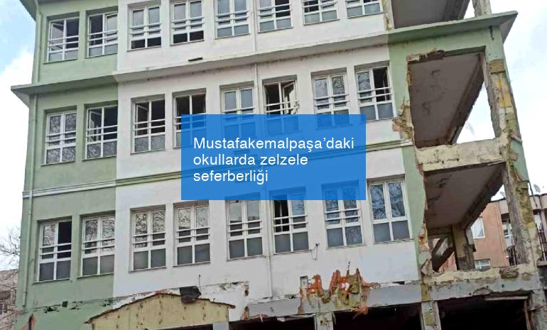Mustafakemalpaşa’daki okullarda zelzele seferberliği