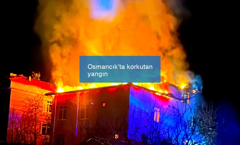 Osmancık’ta korkutan yangın