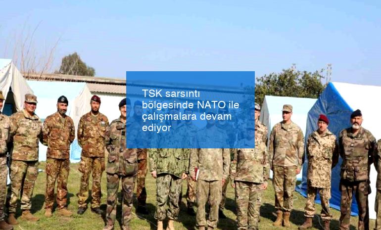 TSK sarsıntı bölgesinde NATO ile çalışmalara devam ediyor