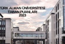 Türk Alman Üniversitesi Taban Puanları